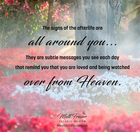 signs from heaven quotes